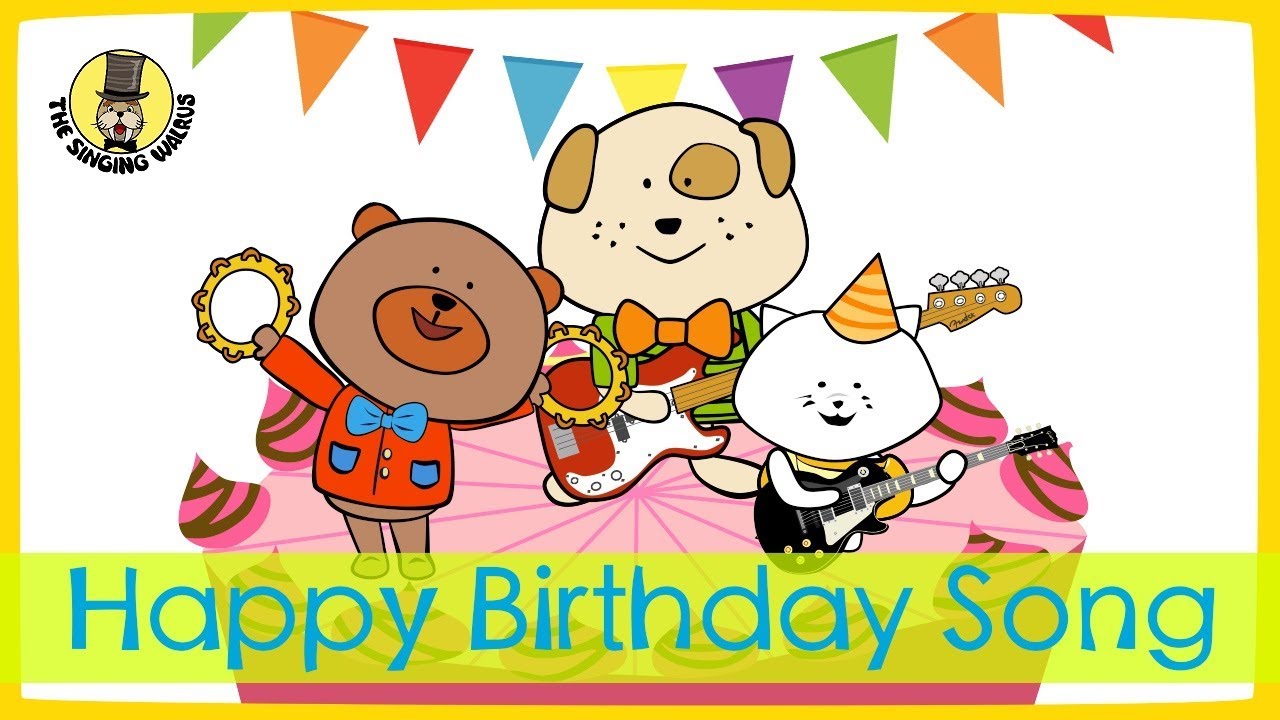 Happy Birthday Song | The Singing Walrus - YouTube