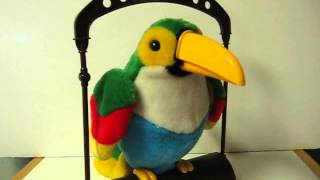 Sale Item Demo - Cracker Barrel Talking Parrot / Toucan - Chain Fong