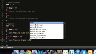 PHP 101 #3 - Comparison Statements