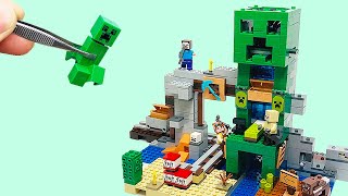 LEGO 🔥] Minecraft 🔨 The Creeper Mine