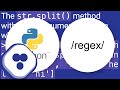 Split string on whitespace in Python