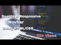 Designing a Responsive Navbar with Drop-Down Menu in HTML\CSS (1K+ Views)