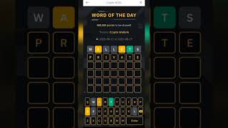 binance word of the day wotd 27-8-23 wodl today seven letters word #binance #crypto #trending #viral