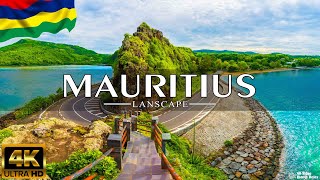 FLYING OVER MAURITIUS (4K UHD) - Relaxing Music Along With Beautiful Nature Videos - 4K Video HD