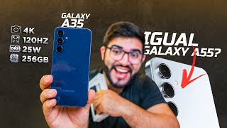 Baixou MUITO! Galaxy A35 é o Smartphone mais COMPLETO e Barato de 2024! (4k, ip67, NFC; 5G...)