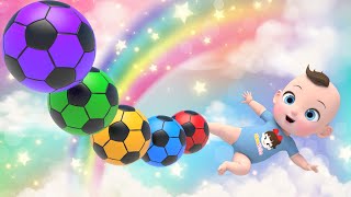 Color Balls Song! | Learn Color Playground Nursery Rhymes | Baby & Kids Songs