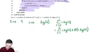 Minimum Spanning Trees 5 - Prim's Algorithm with a data structure
