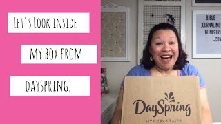 [Live] Sneak Peek at What's Inside my DaySpring Box - Replay