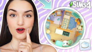 Je crée une mini maison ronde FONCTIONNELLE ! 🤯 | Challenge Sims 4