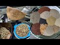 ஆரோக்கியமான சிறுதானிய தோசை மிக்ஸ் /High Protein Multigrain Dosamix / Weightloss Recipe/ Rusippoma