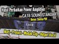 Review hasil perbaikan power CA18 SoundStandart - Bonus skema file pdf