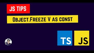 JavaScript - Object.freeze V as const