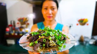 Steam Cooked Eggplant (Brinjal) with Sesame Seeds | Healthy Home Recipe