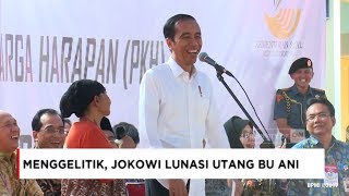 Momen Menggelitik & Sekaligus Mengharukan, Presiden Jokowi Lunasi Utang Bu Ani