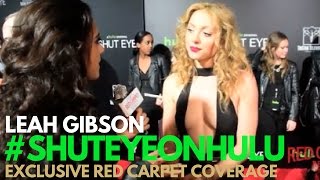 Leah Gibson at the Red Carpet Premiere of "Shut Eye" on Hulu #ShutEyeOnHulu
