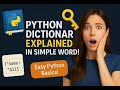 🔑 Python Dictionaries Explained for Beginners!