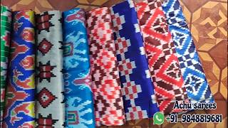 Double ikkat sarees | Pochampally double IKKAT sarees