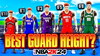 HOW SMALL IS TOO SMALL FOR A POINT GUARD IN NBA 2K24?