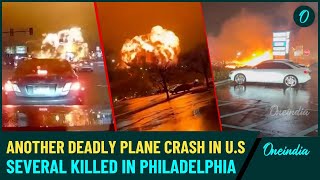 Philadelphia Plane Crash: 6 Killed in As Plane Truns Into Massive Fireball Engulfing Homes in Flames