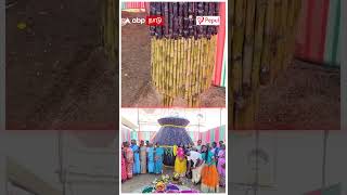 பிரதமர் மோடி உருவிலான கரும்பு, பானை..அசத்திய விவசாய குடும்பம்