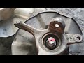 suzuki APV.how replace spindle hub bearing?