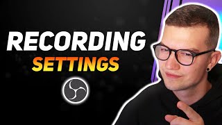 BEST OBS Recording SETTINGS 2023 (NO LAG)