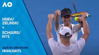Zielinski/Hsieh v Nys/Schuurs Highlights | Australian Open 2024 Second Round