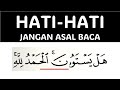 CARA BACA YANG BETUL SURAH AN-NAHL AYAT 75