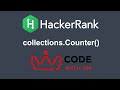 collections.Counter() HackerRank Python Solution | CODE WITH NM