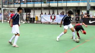 元朗u17 vs 栢禧(2011 NIKE 5)片段4之入球1:0(無脚影捉)