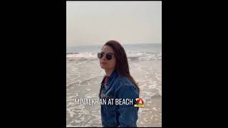 Minal Khan At Beach |Whatsapp Status |