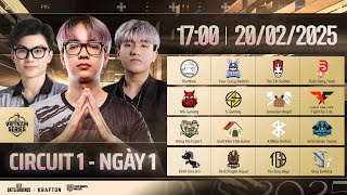 🏆 [PVS 2025 Spring] Circuit 1 - Ngày 1: RN, FCR, TTS, BGT, MG, SG, GA, FFL, DCE, SV, KBU, IFTY,...