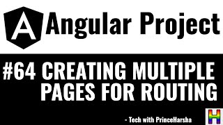 64. Angular Project Tutorial - Multiple Pages For Routing