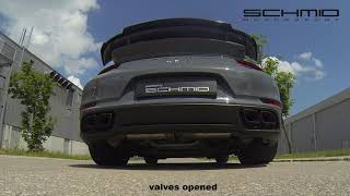 for Porsche 991 Turbo MK2 540 - SPORT PLUS EXHAUST - handmade at schmid-motorsport.de