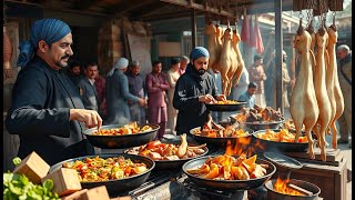 LAHORI STREET FOOD SHOWDOWN | ILYAS DUMBA KARAHI | MUTTON KARAHI | STREET FOOD