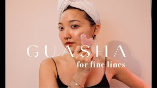 GUASHA for Fine Lines | 5 Simple Exercises To do Everyday | glowwithava