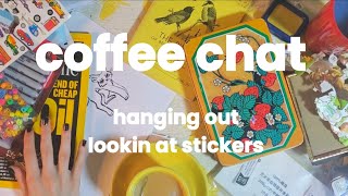 coffee chat! (paper stash tour \u0026 more)