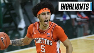 50 of Illinois' Top Three-Pointers from the 2020-2021 Season | Big Ten Basketball