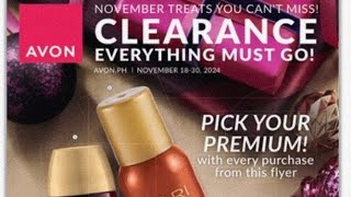 AVON Clearance Sale November 18, 2024 || Online Brochures