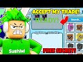 Trading Noobs FREE SECRETS Was A Fail In Roblox Free Hatchers!