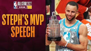 Stephen Curry Wins The Kobe Bryant Trophy #KiaAllStarMVP
