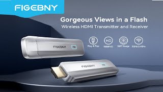 FIGEBNY L30 Wireless HDMI Transmitter and Receiver: Stream Seamlessly with Ease and Efficiency