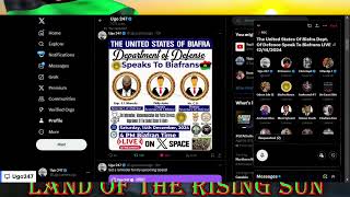 The United States Of Biafra Dept. Of Defence Speak To Biafrans LIVE