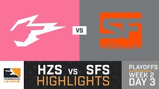 HIGHLIGHTS Hangzhou Spark vs. San Francisco Shock | Playoffs | Week 2 | Day 3 | Overwatch League