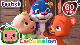 Mäh Mäh Schwarzes Schaf | CoComelon - JJ's Tier Zeit Deutsch | Cartoons und Kinderlieder