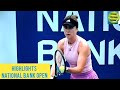 ELINA SVITOLINA/SHELBY ROGERS/HIGHLIGHTS NATIONAL BANK OPEN ROUND