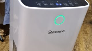 x-HTR-113 Hometronix 12L Dehumidifier Quick First Look (Drying clothes in winter 5p per hour)