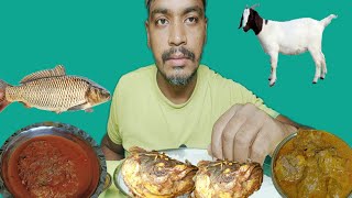 EATING CHALLENGE | FISH HEAD CURRY | MUTTON CURRY | FISH CURRY WITH RICE | ASMR