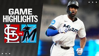 Cardinals vs. Marlins Game Highlights (6/19/24) | MLB Highlights