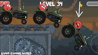 Red Ball 4 Level 34 Vs Hill Climb Racing construction site Tractor